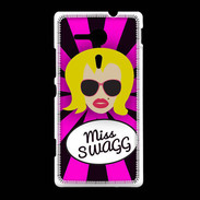 Coque Sony Xpéria SP Miss Swag Blonde