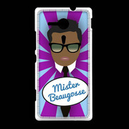 Coque Sony Xpéria SP Mister Beau gosse Black
