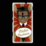 Coque Sony Xpéria SP Mister Business Black