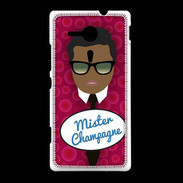 Coque Sony Xpéria SP Mister Champagne Black