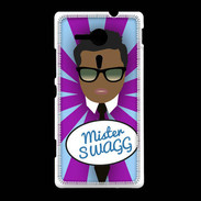 Coque Sony Xpéria SP Mister Swag Black