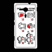 Coque Sony Xpéria SP Adishatz Check Fest G