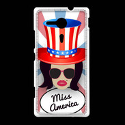 Coque Sony Xpéria SP Miss USA Brune