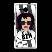 Coque Sony Xpéria SP Miss Bretagne Brune