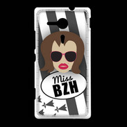 Coque Sony Xpéria SP Miss Bretagne Chatain