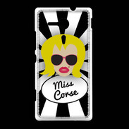 Coque Sony Xpéria SP Miss Corse Blonde