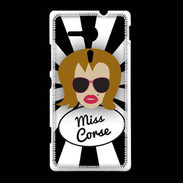 Coque Sony Xpéria SP Miss Corse Rousse