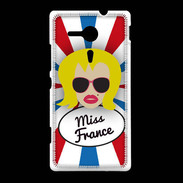 Coque Sony Xpéria SP Miss France Blonde