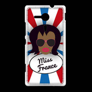 Coque Sony Xpéria SP Miss France Black
