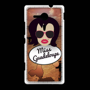 Coque Sony Xpéria SP Miss Guadeloupe Brune