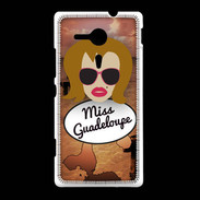 Coque Sony Xpéria SP Miss Guadeloupe Rousse