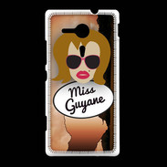 Coque Sony Xpéria SP Miss Guyane Rousse