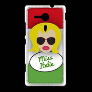 Coque Sony Xpéria SP Miss Italie Blonde