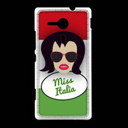 Coque Sony Xpéria SP Miss Italie Brune
