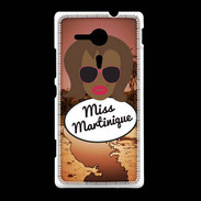 Coque Sony Xpéria SP Miss Martinique Black