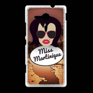 Coque Sony Xpéria SP Miss Martinique Brune