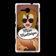 Coque Sony Xpéria SP Miss Martinique Rousse