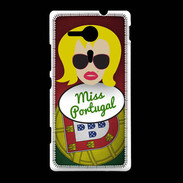 Coque Sony Xpéria SP Miss Portugal Blonde