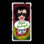 Coque Sony Xpéria SP Miss Portugal Brune