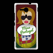 Coque Sony Xpéria SP Miss Portugal Rousse