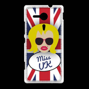 Coque Sony Xpéria SP Miss UK Blonde