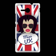 Coque Sony Xpéria SP Miss UK Brune