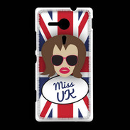 Coque Sony Xpéria SP Miss UK Chatain