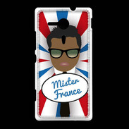 Coque Sony Xpéria SP Mister France Black