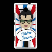 Coque Sony Xpéria SP Mister France Brun