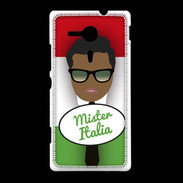 Coque Sony Xpéria SP Mister Italie Black
