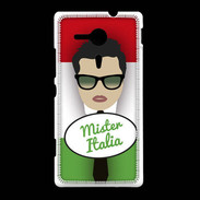 Coque Sony Xpéria SP Mister Italie Brun