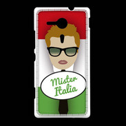 Coque Sony Xpéria SP Mister Italie Roux