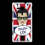 Coque Sony Xpéria SP Mister UK Brun