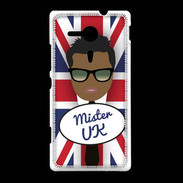 Coque Sony Xpéria SP Mister UK Black
