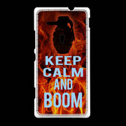 Coque Sony Xpéria SP Keep Calm and Grenade