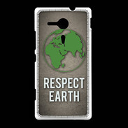 Coque Sony Xpéria SP Respect Earth ZG