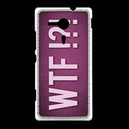 Coque Sony Xpéria SP WTF Rose ZG