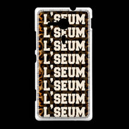 Coque Sony Xpéria SP L'seum Léopard