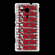 Coque Sony Xpéria SP L'seum rouge