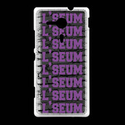 Coque Sony Xpéria SP L'seum violet