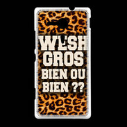 Coque Sony Xpéria SP Wesh Gros Léopard