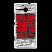 Coque Sony Xpéria SP Wesh Gros Rouge