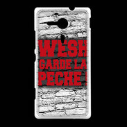 Coque Sony Xpéria SP Wesh garde la pèche Rouge