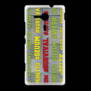 Coque Sony Xpéria SP Wesh Vert Jaune