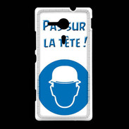 Coque Sony Xpéria SP Pas sur la tête PR