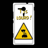 Coque Sony Xpéria SP T'es lourd PR