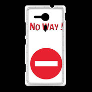 Coque Sony Xpéria SP No Way PR