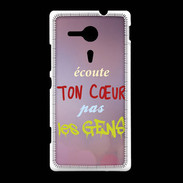 Coque Sony Xpéria SP Coeur gens ZG