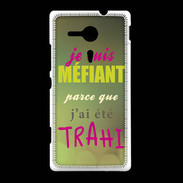 Coque Sony Xpéria SP Méfiant trahis ZG