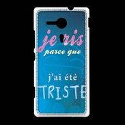 Coque Sony Xpéria SP Triste ZG